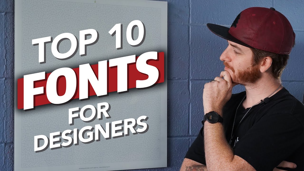 TOP 10 FONTS FOR GRAPHIC DESIGNERS